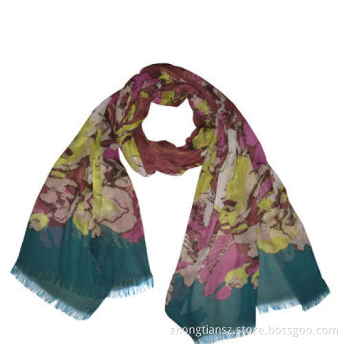 100% Viscose Scarf for Autumn and Spring, Made of Viscose, OEM Orders are Welcome